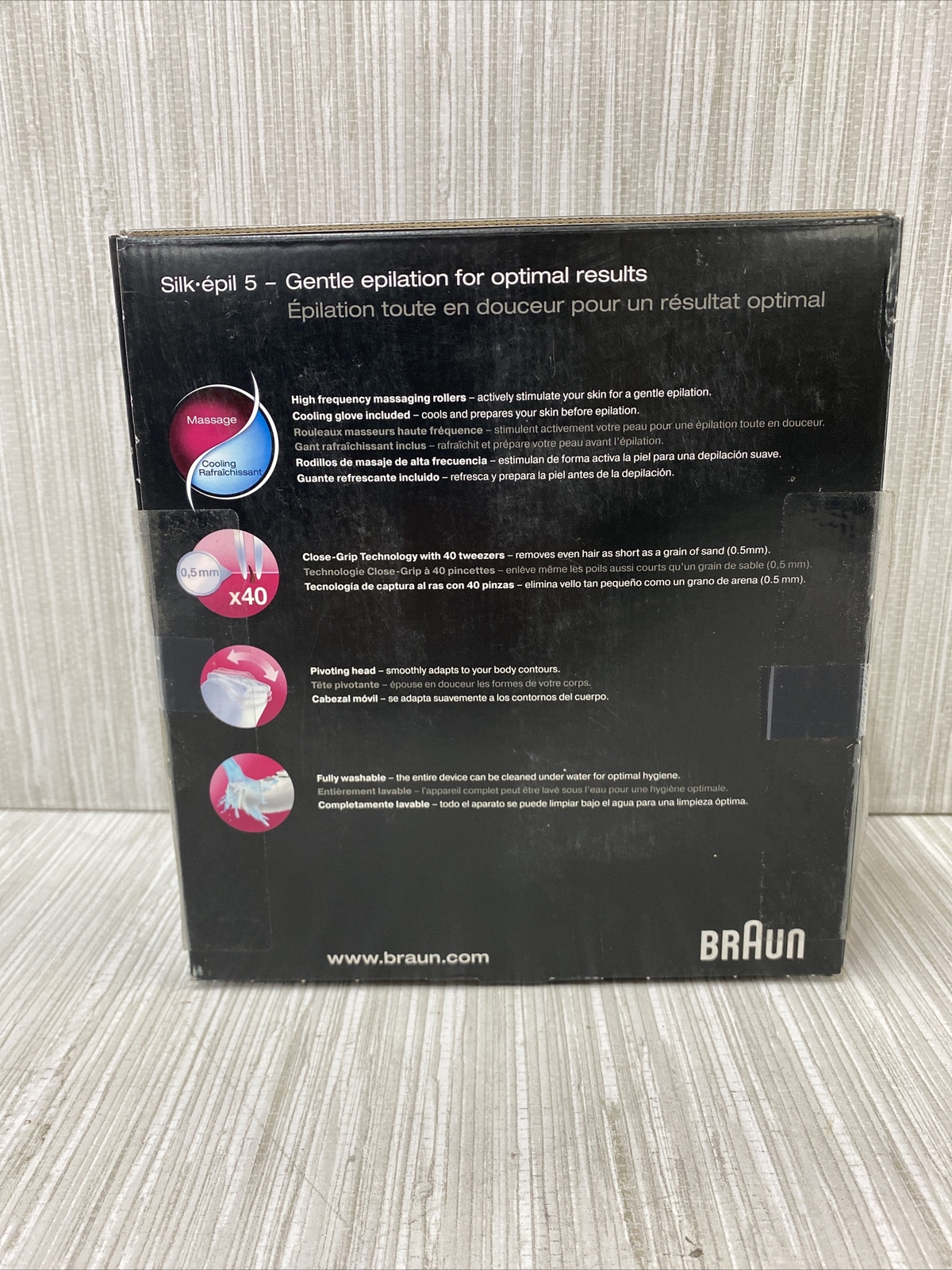 Braun 5280 Silk Epil 5 Power Epilator Electric Hair Removal For Women For Sale Online Ebay