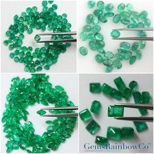 Natural Emerald Round, Oval, Marquise, Octagon, Asscher Cut Loose Gemstone, 877