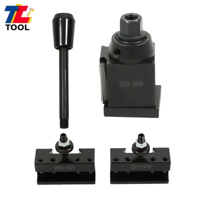 3-Pcs OXA 250-000 Wedge Type Quick Change Tool Post Holder For Lathe CNC