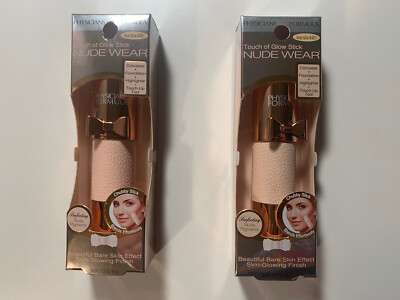 (2-Pack) Physicians Formula Nude Wear Touch of Glow Stick, Nude Glow # 6401