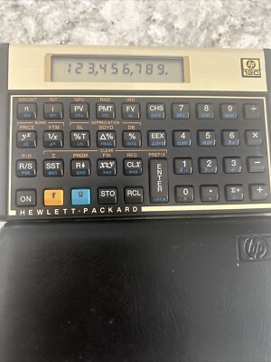 VINTAGE Hewlett Packard HP 12C Financial Calculator Made Malaysia