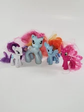Hasbro Brushable My Little Pony 4" Rainbow Dash 3" Cheerilee, Pegasus, Rarity