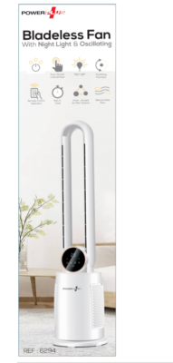 Bladeless Cooling Tower Fan With REMOTE u0026amp; Night Light Low Noise Touch  Screen | eBay