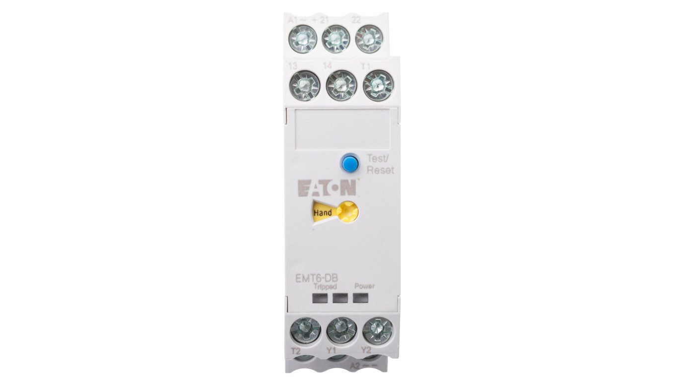 Thermistor protection 6xPT 24–240V AC / DC with lock, remote and local  /T2UK