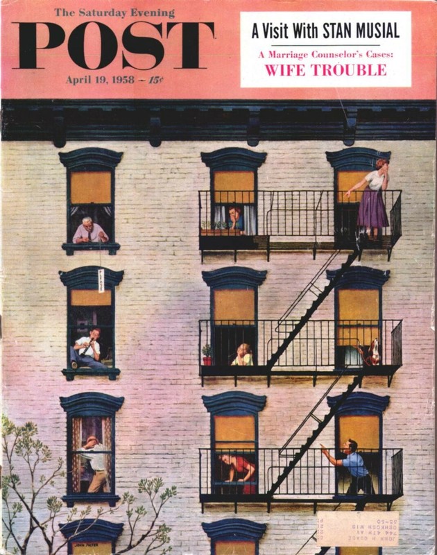 April 19, 1958 SATURDAY EVENING POST COVER (Cover Only)