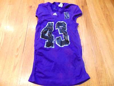 Shockweb ADIDAS TECHFIT SHOCKWEB AUTHENTIC NORTHWESTERN WILDCATS FOOTBALL JERSEY ...