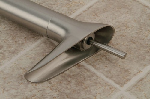 Bathroom Kitchen One Handle Nickel Brush Basin / Sink Faucet Tap Water Mixers - Picture 9 of 9