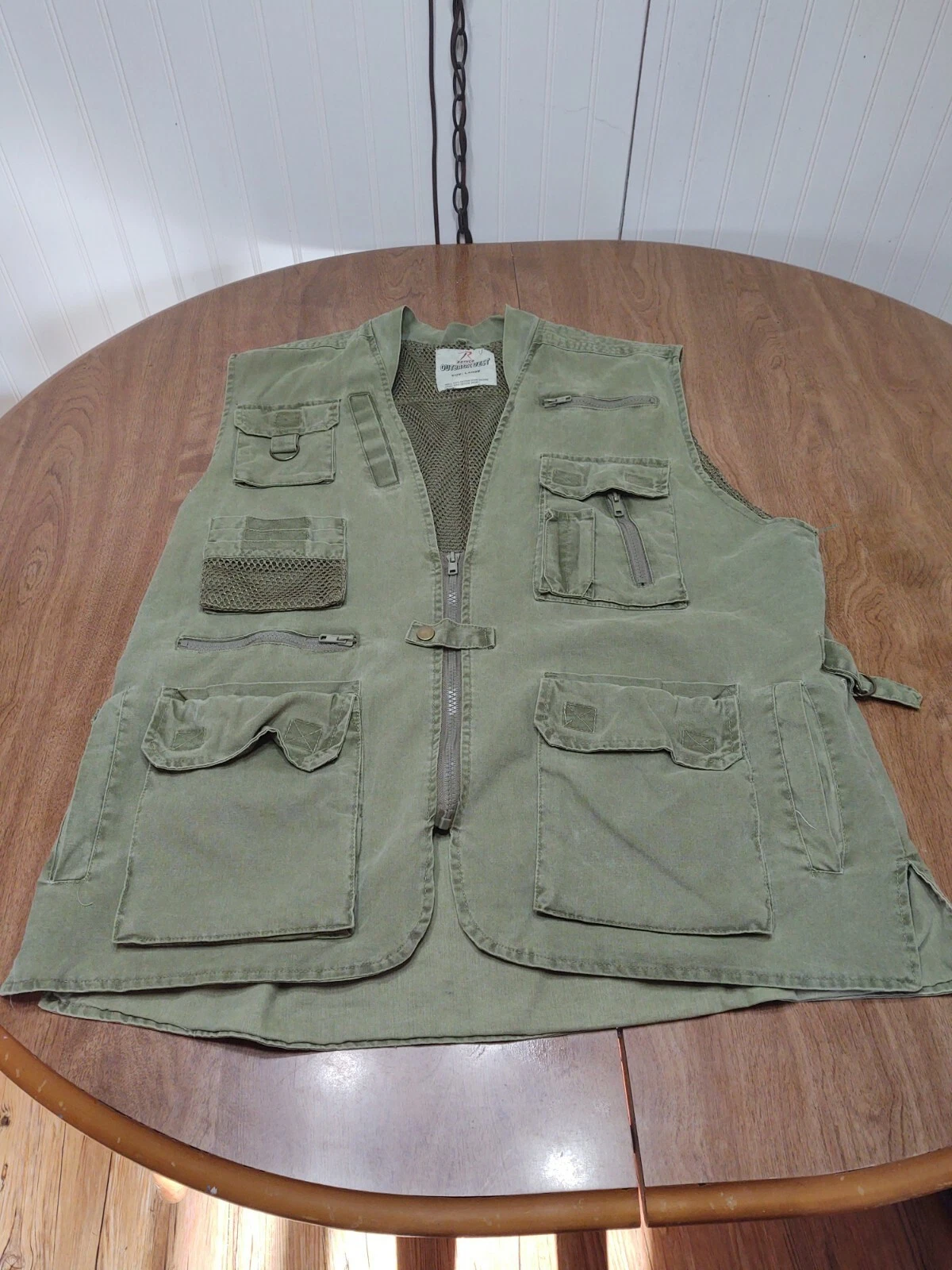 ROTHCO Outback Fishing Vest Mens Large 22 Pockets Utility photography sz L