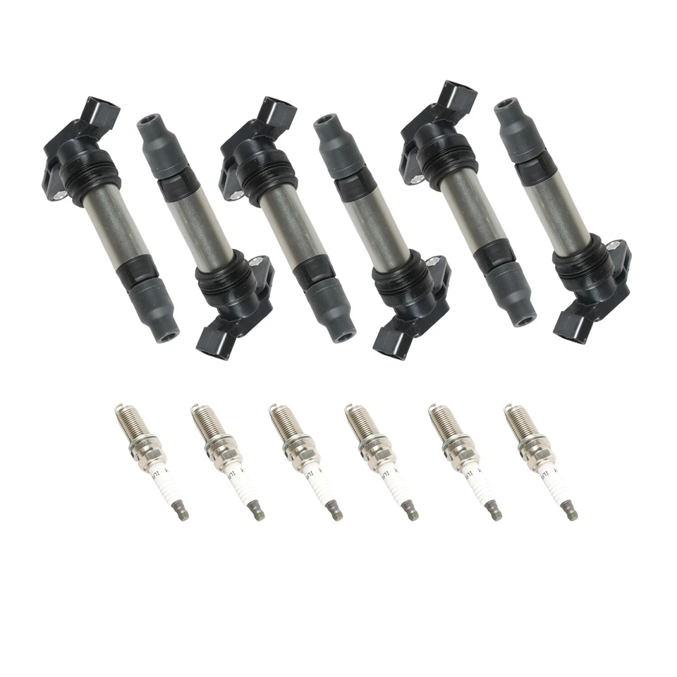 Juego de bobinas de encendido y bujías para Land Rover LR2 2008-2012 3,2 L L L6 Foto 2 de 4