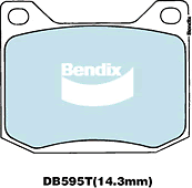 Bendix General CT Front Brake Pad Set for Saab 900 AC4, AM4 2.0L B201XL Petrol - Foto 1 di 1