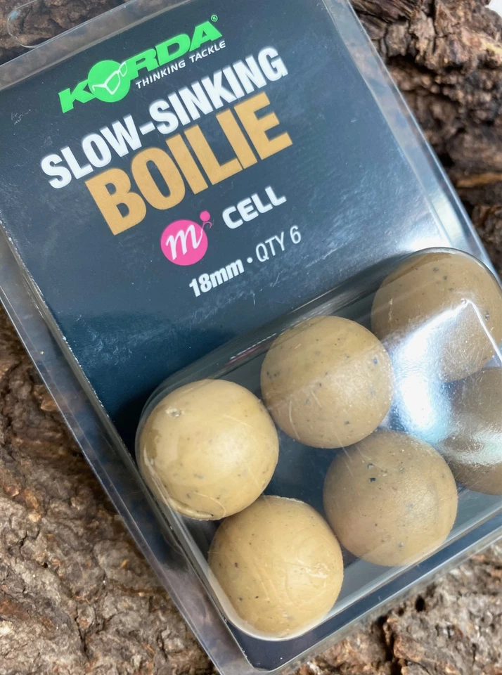 Korda Slow Sinking Boilie Wafter Mainline Cell 18mm 6 Stück Plastic Fake Food - Bild 2 von 2