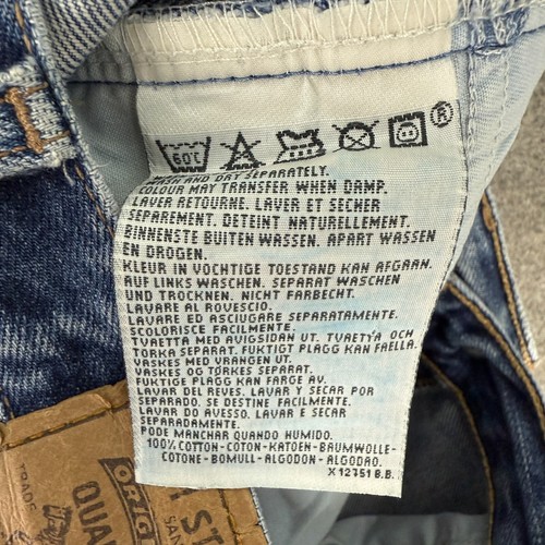 Vintage Levis Jeans W28 L34 Blue 1997 Orange Tab 891 Regular Fit Taper - Picture 10 of 11