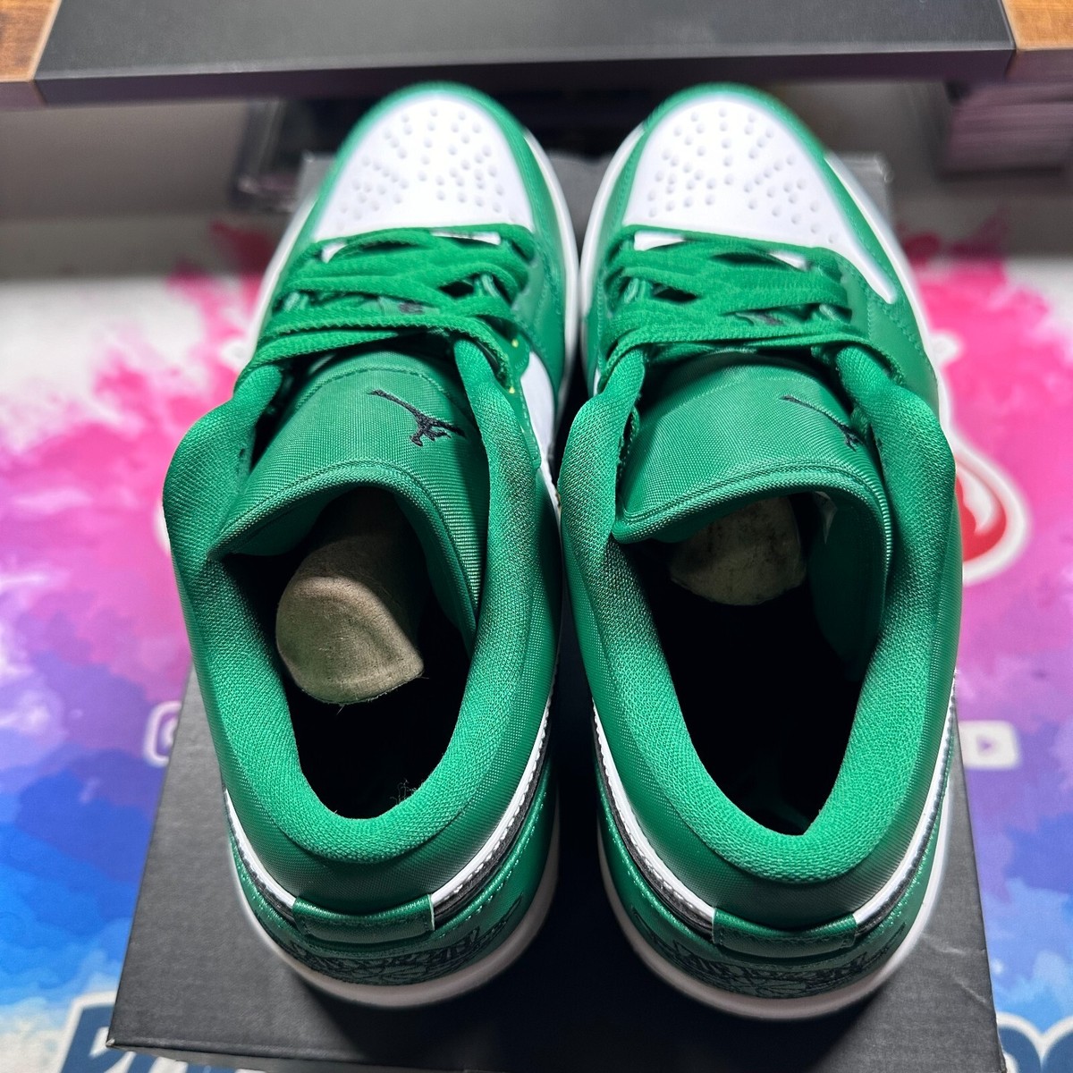 靴 AIR JORDAN 1 LOW \"Pine Green 2020\" Jordan 1 Low Pine Green Men's - 553558-301 - US