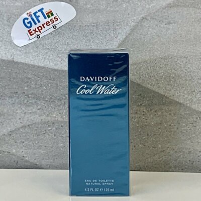 Cool Water by Davidoff 4.2 oz EDT Cologne for Men New In Box  Long-Lasting