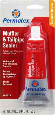 PERMATEX 80335 - Muffler & Tailpipe Sealer 3 oz tube