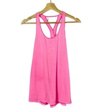 Lorna Jane Pink Scoop Neck Racerback Athletic Tank Top M