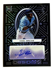 2022 PANINI CHRONICLES OBISIDIAN AUTO VIDAL BRUJAN SIGNED ROOKIE CARD RC /99