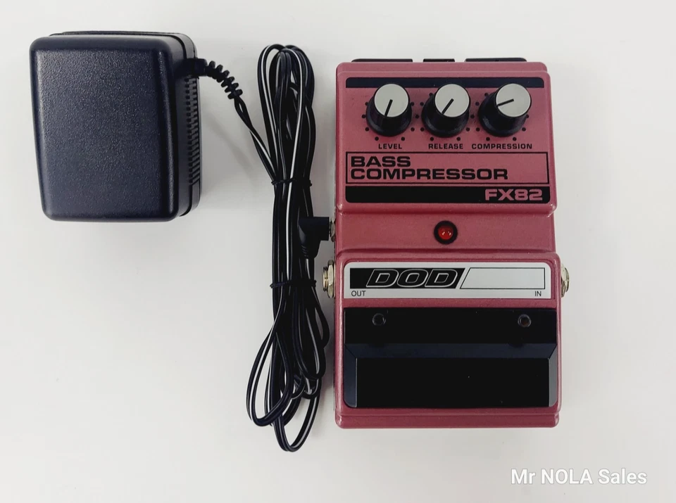 Pedal efecto compresor de bajos DOD FX82 DE COLECCIÓN FX-82 - Hecho en EE. UU. - Envío GRATIS Foto 3 de 4