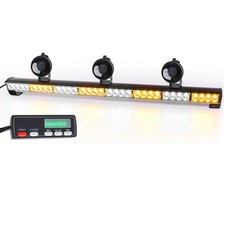 Amber White 36 Strobe Light Bar 32 Led Emergency Warning Tow Truck Response Amber White 36 Strobe Light Bar 32 Led Emergency Warning Tow Truck Response