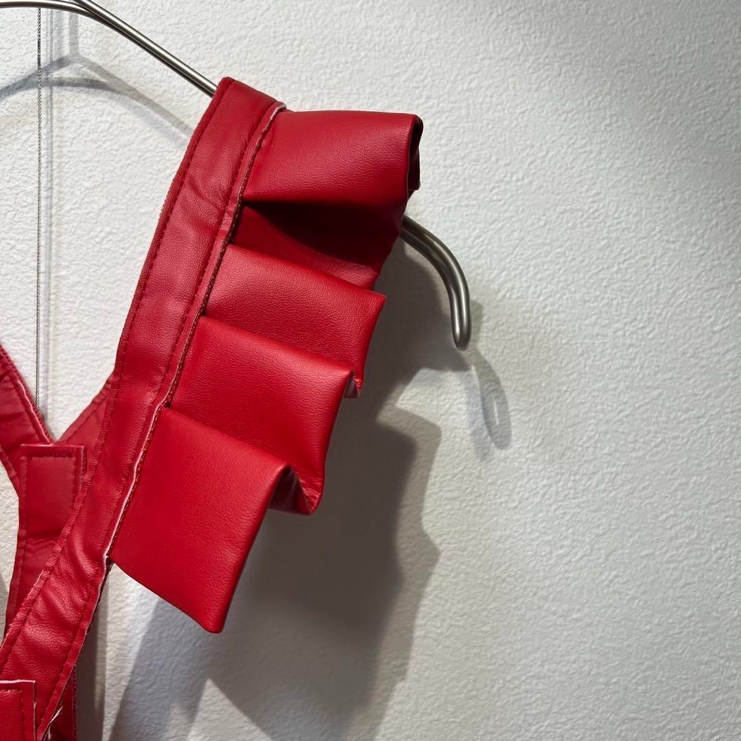 18SS COMME des GARCONS GIRL Frilled harness vest | eBay