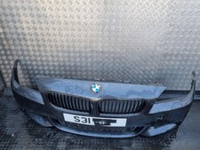 BMW 5 SERIES M SPORT  BUMPER FRONT GRAY B90 F10 2013 DAMAGED