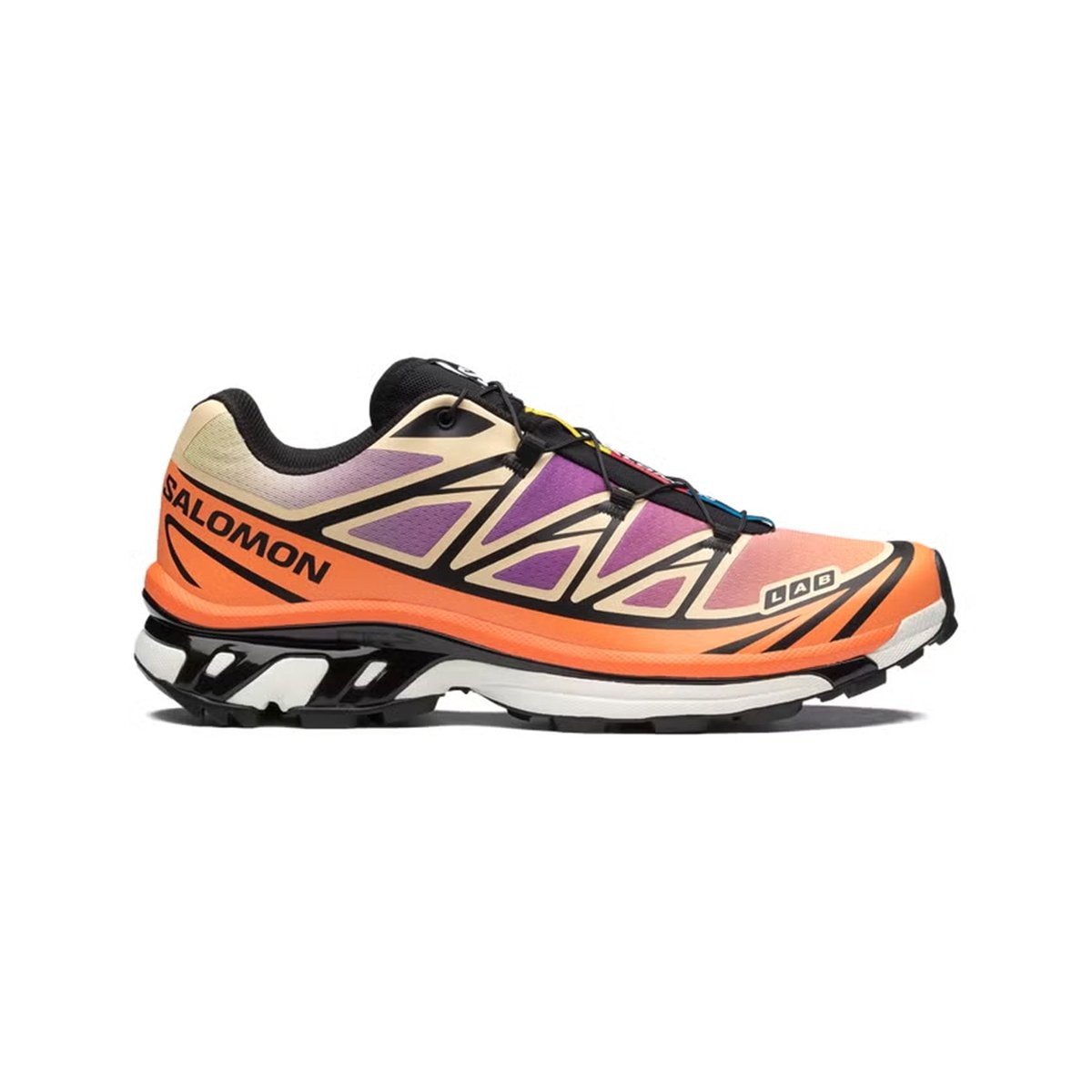 Salomon XT-6 Black Almond Dragon Fire L49154300 Men New | eBay