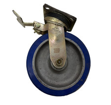 8" BASSICK SWIVEL CASTER WITH BRAKE 16076-H 11" TALL
