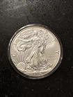 2018 $1 American Silver Eagle 1 oz Uncirculated (BU) Coin In Capsule