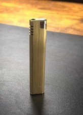 Vintage Colibri Slim Gold Tone Lighter-Workin...
