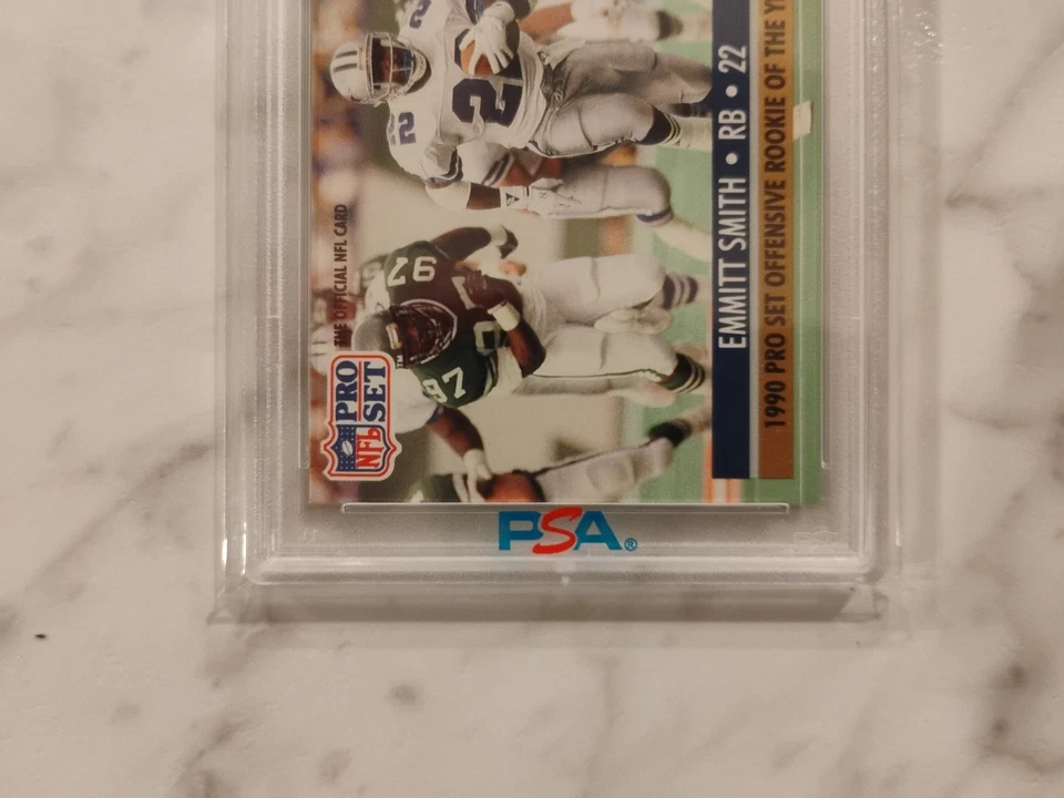 1990 Pro Set Emmitt Smith # 800 PSA 10 - Image 4 of 4