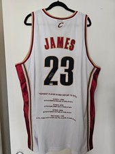 LeBron James Rookie Signed Cleveland Cavaliers Jersey UDA