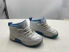 Nike Air Jordan 12 XII Retro White UNC Blue 819666-127 Toddler Shoes Size 9C
