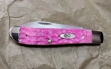 Case XX 2025 Bubba Gum Pink wharncliffe Mini Trapper 22092 