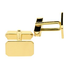 18ct Gold Miltons Diamonds Rectangular Cufflinks - 14.7g