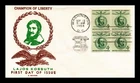 Dr Jim Stamps FDC Lajos Kossuth Champion of Liberty Block C George Thermograph
