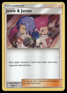 Jessie & James 58/68 Holo Rare Hidden Fates