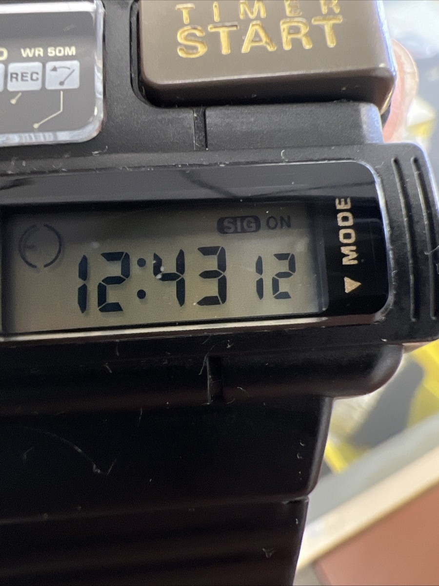 Vintage Casio WM-10 Gauge-it timer module 765🔥Rare 80's🍻pre