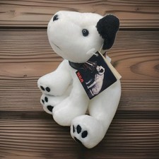 RCA Nipper Dog Plush Beanie Collector Series 1 Collar Vtg