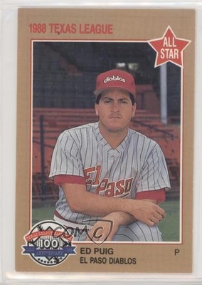 1988 Grand Slam Texas League All-Stars Ed Puig #31
