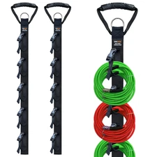 Extension Cord Organizer, 2 PCS Extension Cord Hanger with 5 Slots