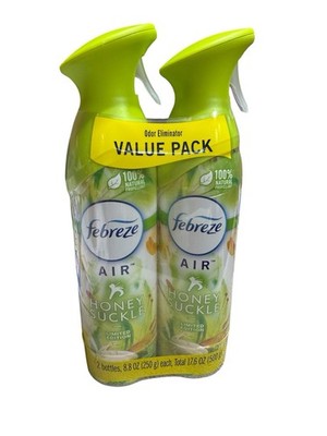 Pack of 2 Febreze Air Honey Suckle Limited Edition Odor Eliminator 8.8oz