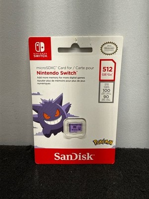 SanDisk microSDXC Card for Nintendo Switch 512GB Pokemon