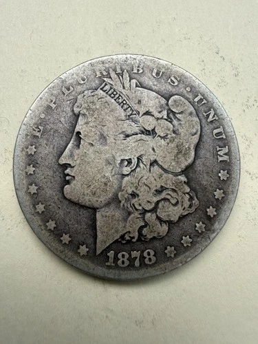 1878 Morgan Silver Dollar Philadelphia Mint Circulated Toned XF Detail