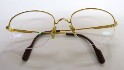 Original Cartier Paris Vintage Brille Ref. 199 Gold 53 18 Made in France