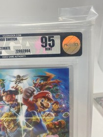 Super Smash Bros Ultimate Nintendo Switch Sealed New VGA 95 MINT Graded