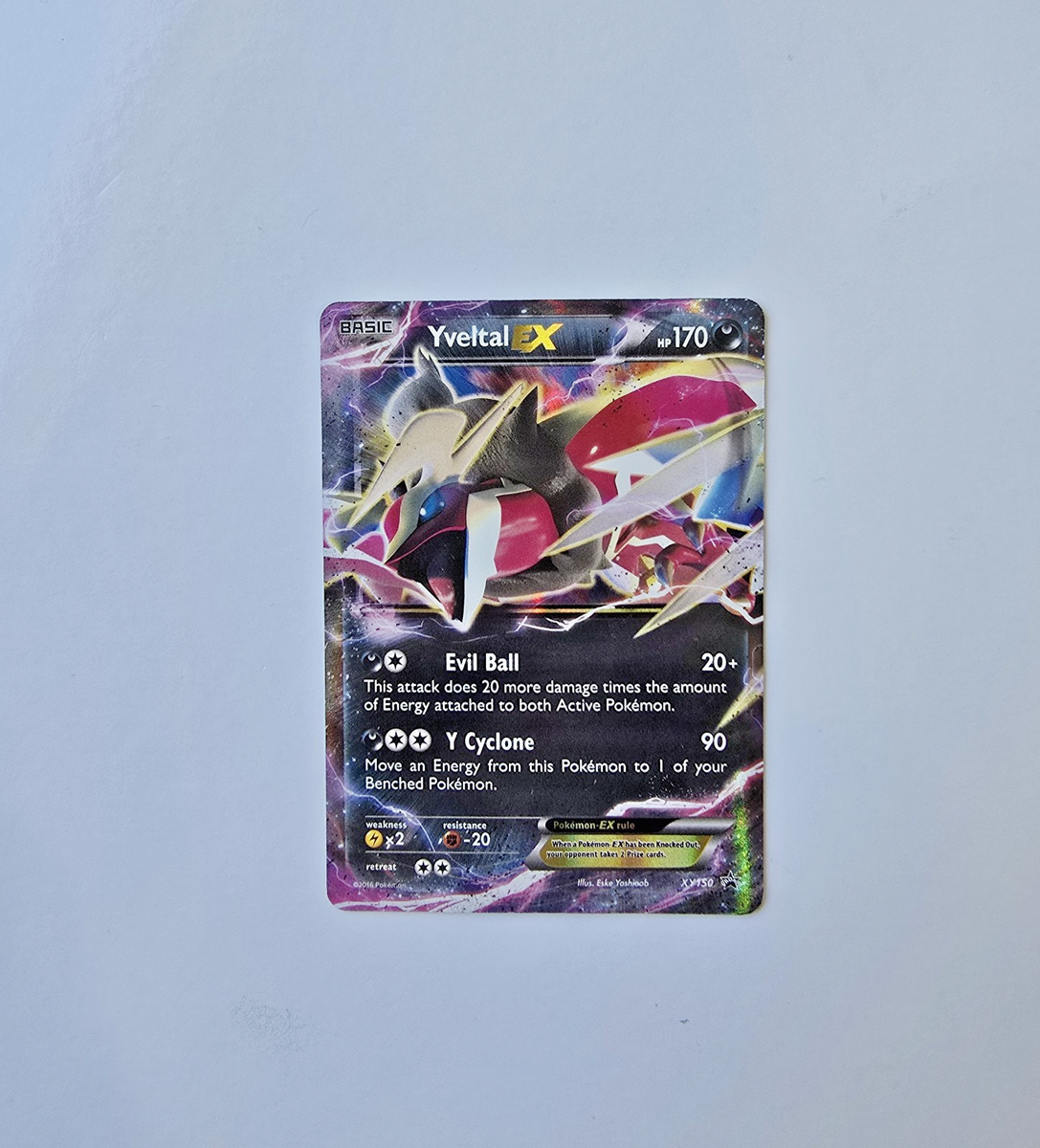 pokemon yveltal shiny card Yveltal EX Shiny XY150 Black Star Promo NM Holo Pokemon