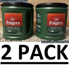 2 PACK- FOLGERS DECAF CLASSIC ROAST MEDIUM GR...