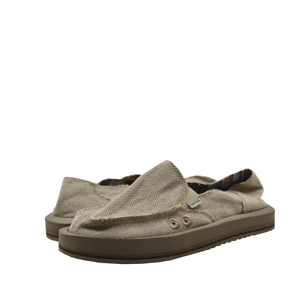 Women's Shoes Sanuk DONNA SOFT TOP HEMP Sidewalk Surfer Loafers 1144811  OATMEAL