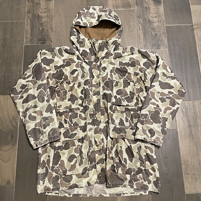 True Vintage Columbia Jacket Mens XL Duck Camo Talon Zipper Rain