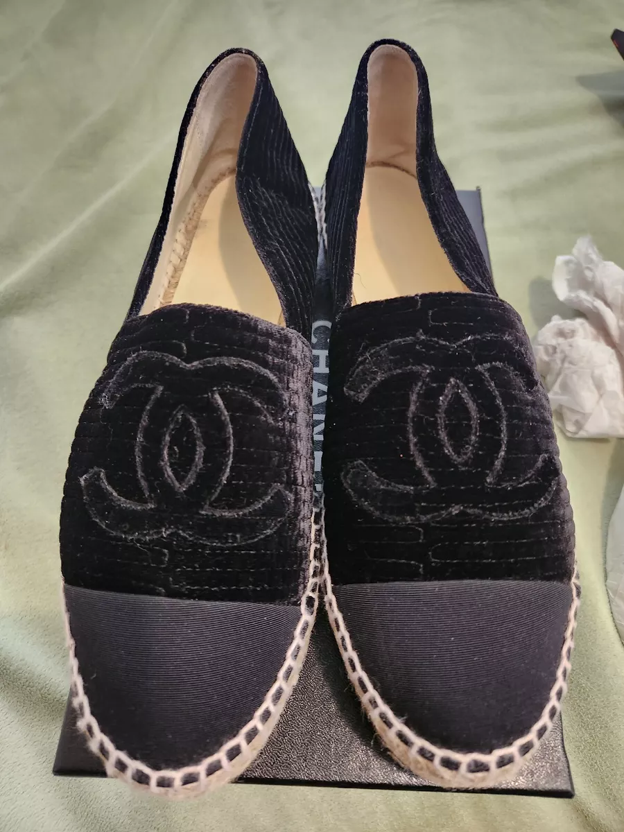 Velvet espadrilles